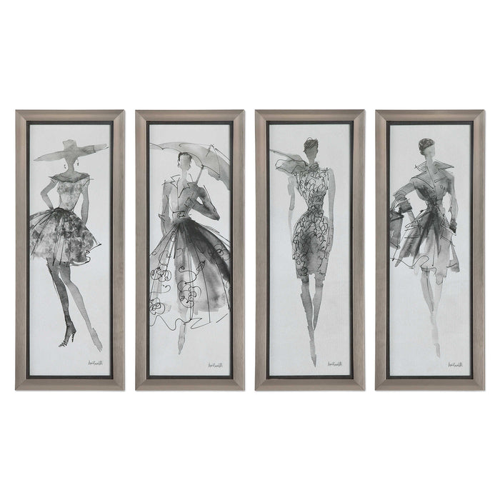 Fashion Sketchbook Framed Prints