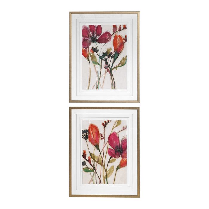 Vivid Arrangement Framed Print