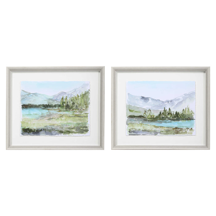 Plein Air Reservoir Framed Prints