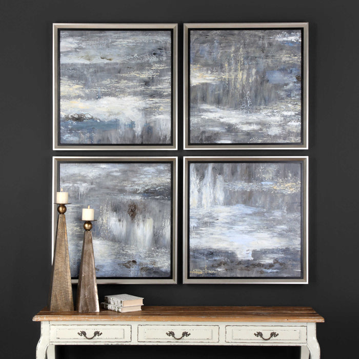 Shades Of Grey Hand Painted Canvas