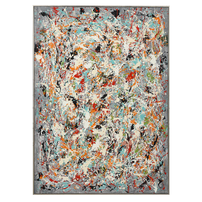 Organized Chaos Hand Painted Canvas Art