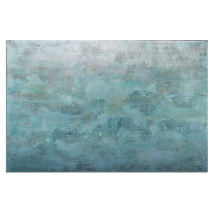 Frosted Landscape Hand Painted Canvas