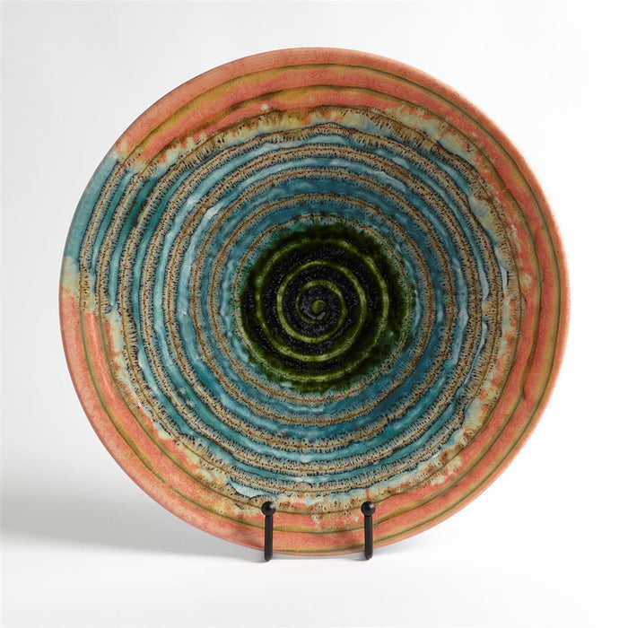 Watercolour Ringed Charger