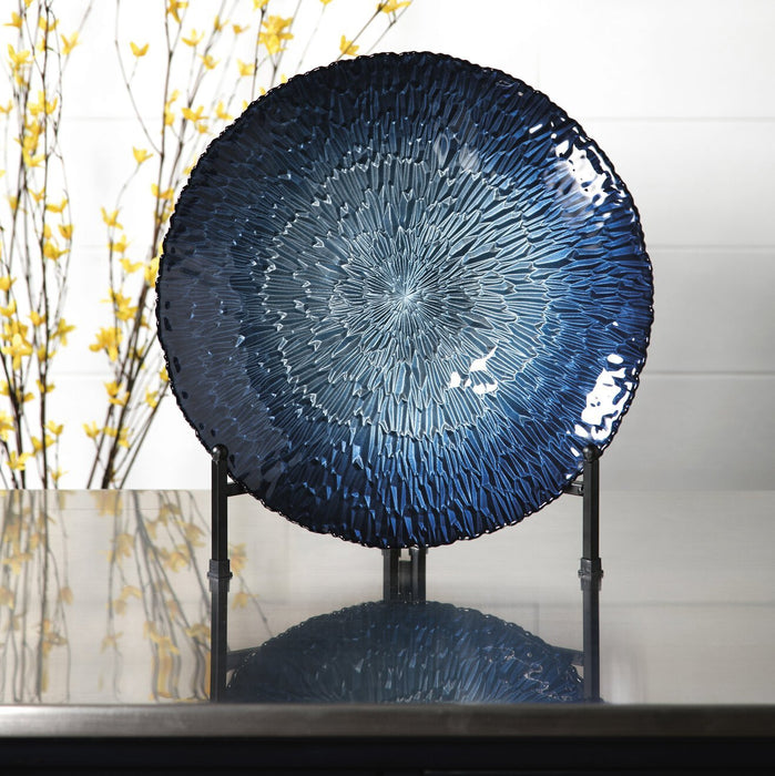 Honeybee Glass Charger w/Stand