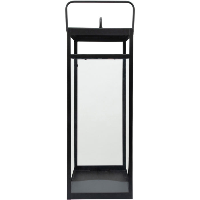 Black Metal Rectangular Lantern