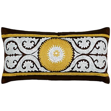 Brown & Yellow Pillow