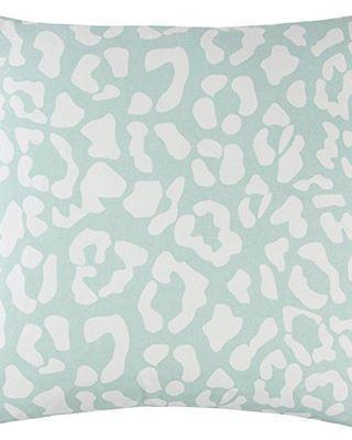 Aqua & Grey Pillow