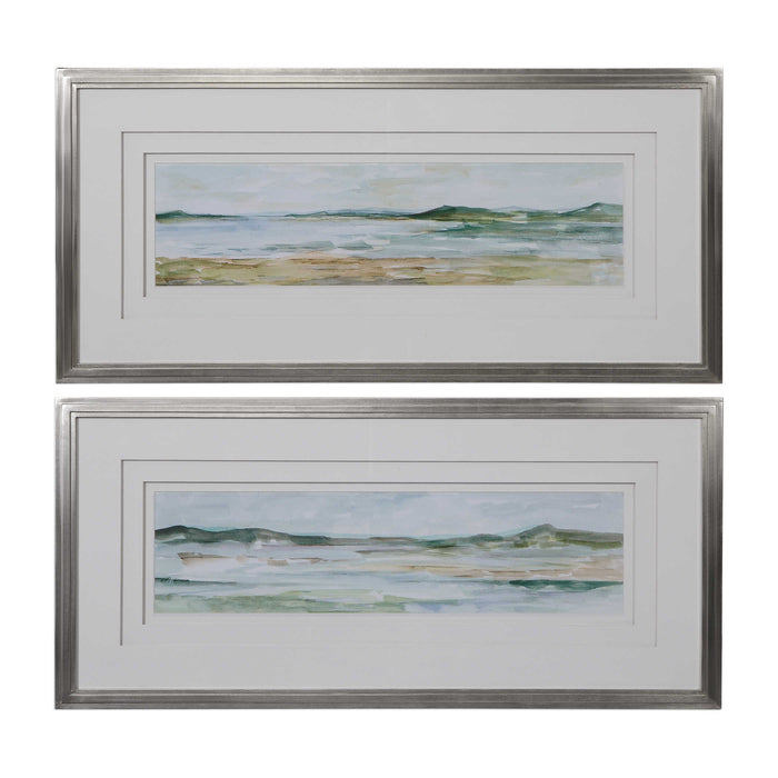 Panoramic Seascape Framed Print