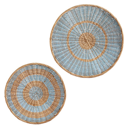 Blue Woven Wall Medallion
