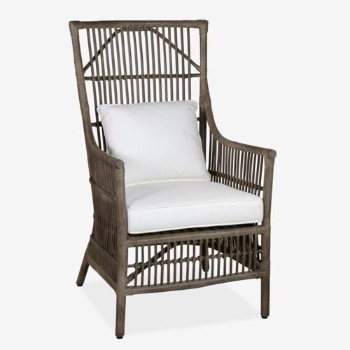Winston Rattan High Back Chair