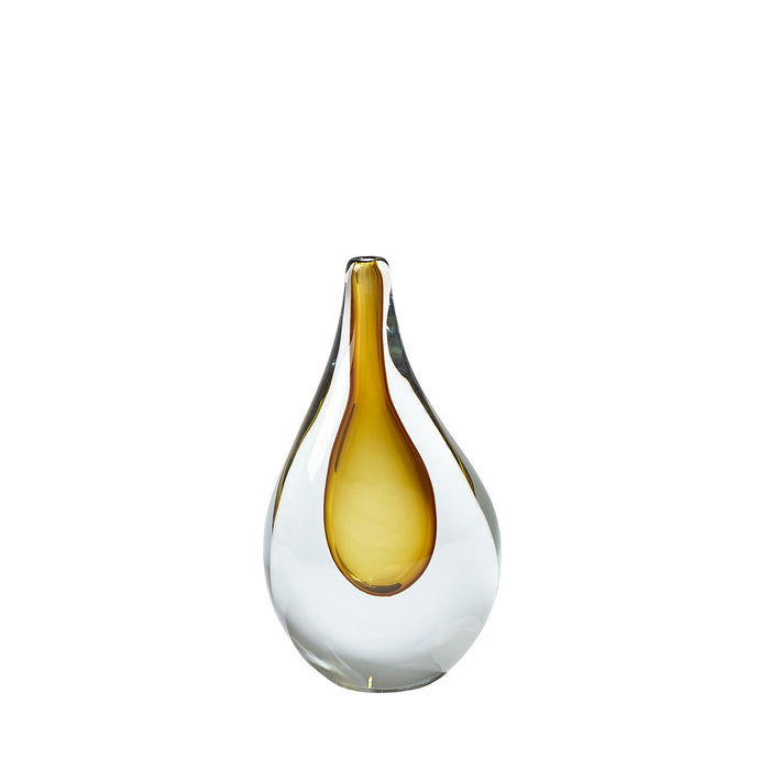 Amber Stretched Neck Vase