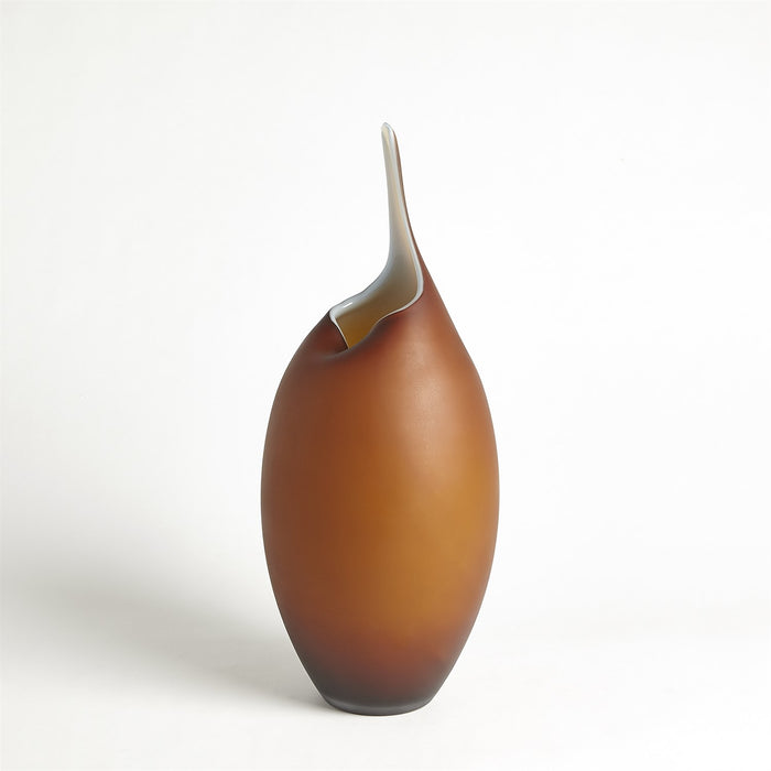 Frosted Vase With Casing