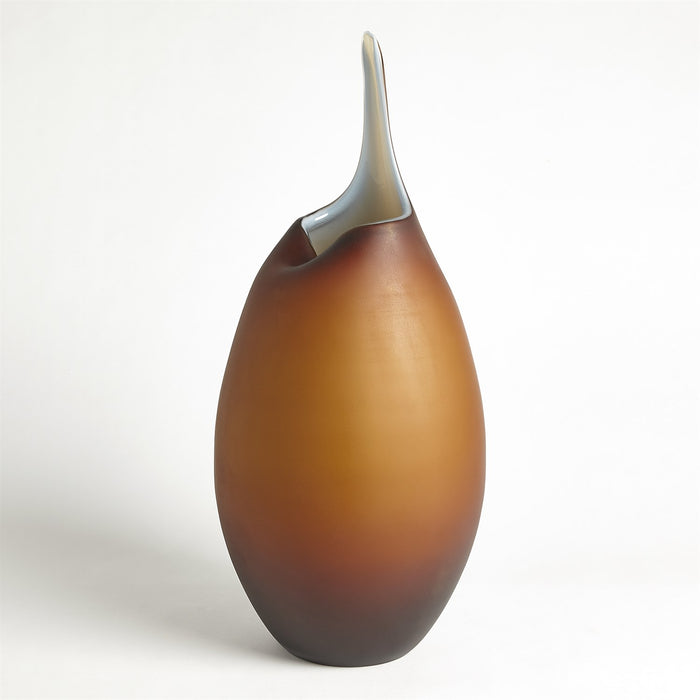 Frosted Vase With Casing
