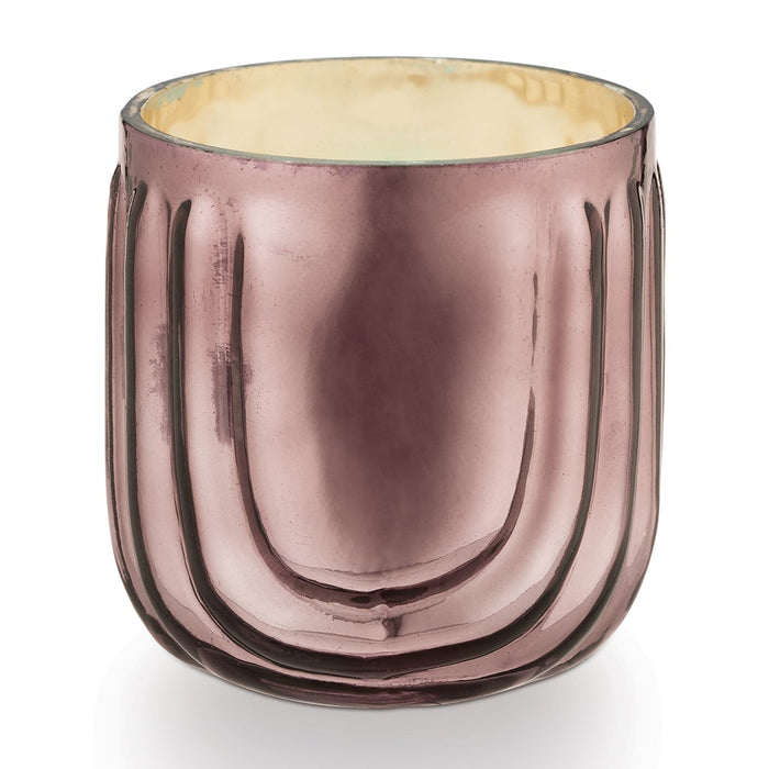 Pink Pine Pressed Glass Candle