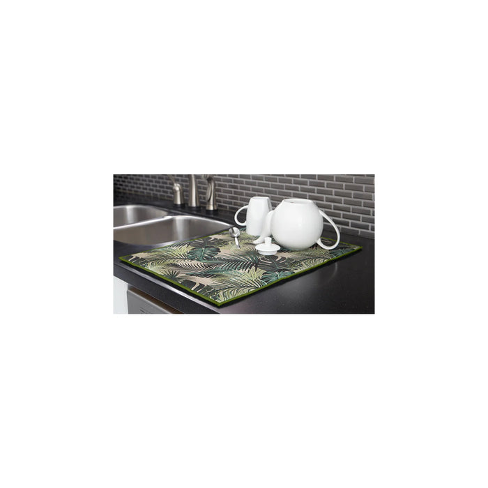 Palm Leaf Printed Drying Mat