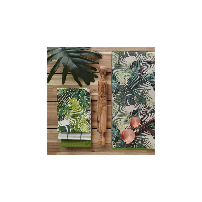 Palm Leaf Printed Drying Mat