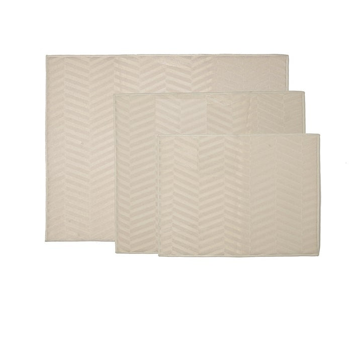 Sculpted Drying Mat - Set Of 3