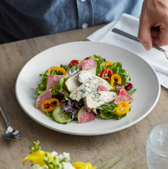 Round Coupe Stoneware Plate