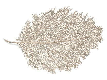 Large Metallic Leaf Placemat