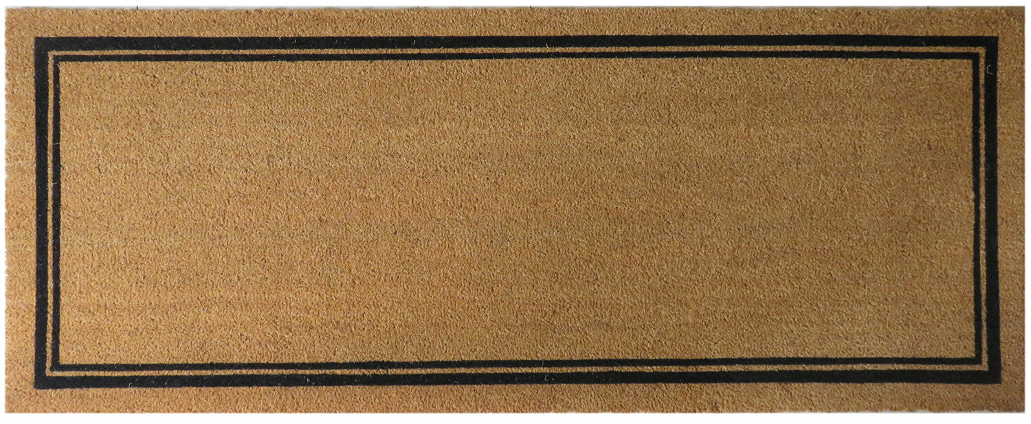 Natural With Border Doormat