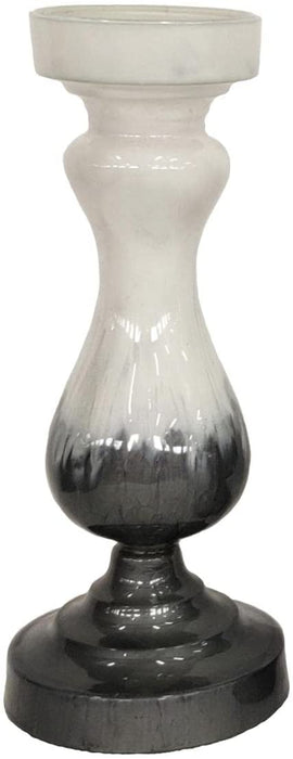 16" Glass Candle Holder