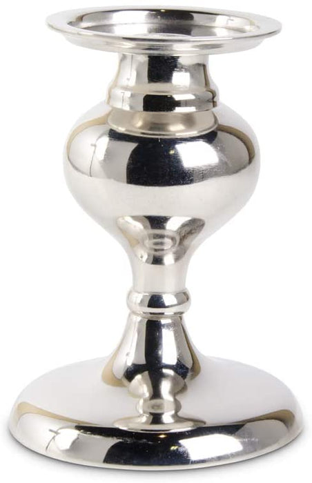 Polished Metal Candleholder