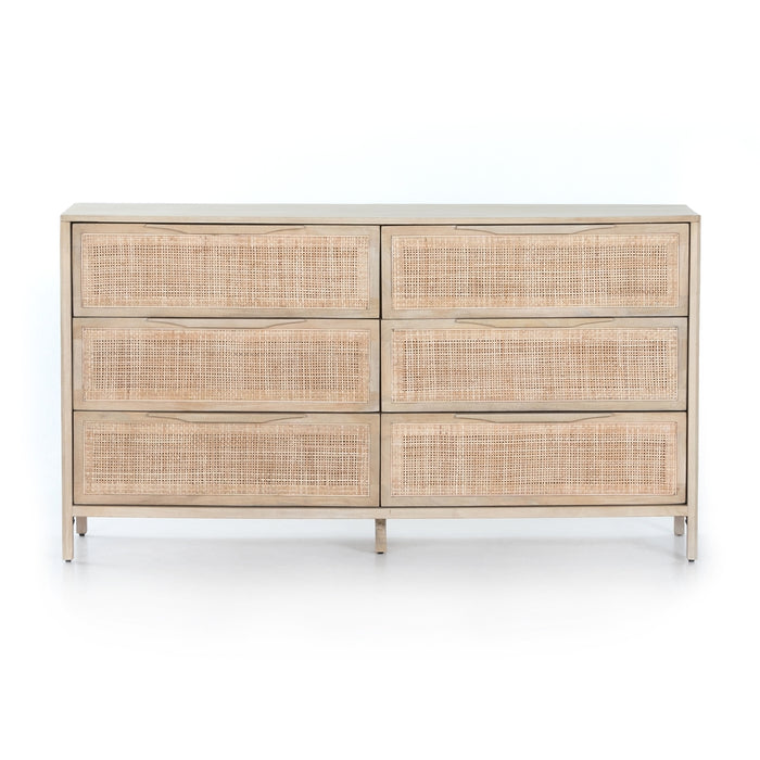 Sydney 6-Drawer Dresser - Natural Mango
