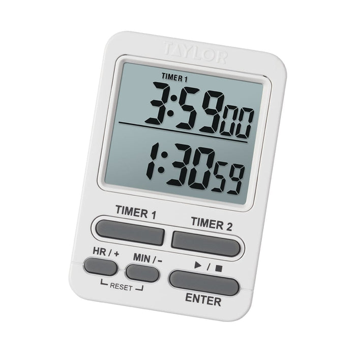 Dual Event Timer - White