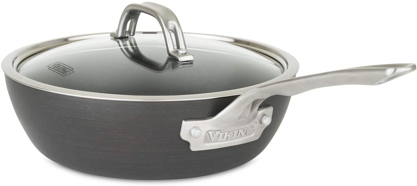 Hard Anodized Nonstick Saucier Pan