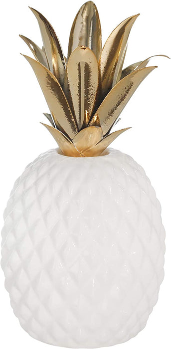 White Ceramic Pineapple