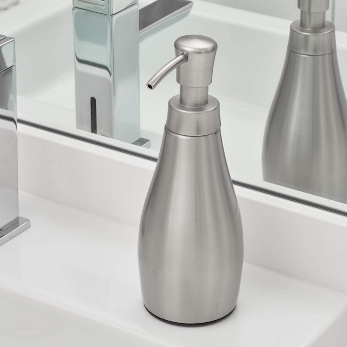 InterDesign Stainless Steel & Brushed Nickel Soap Dispenser