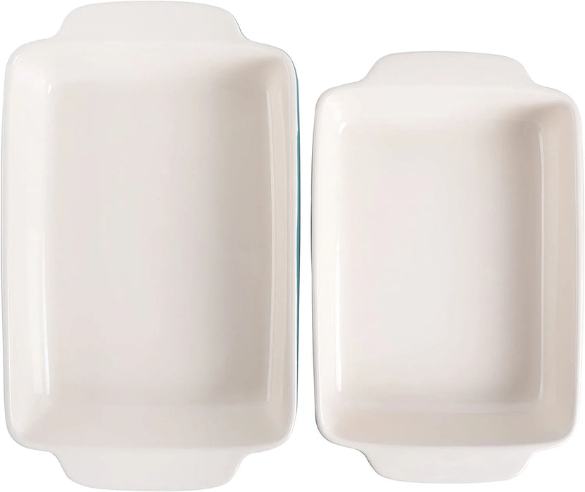 Crock Pot Artisan 2-Piece Teal Bakeware Set