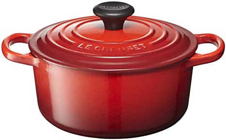 Large Round Dutch Oven-Cerise