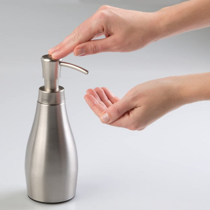 InterDesign Stainless Steel & Brushed Nickel Soap Dispenser