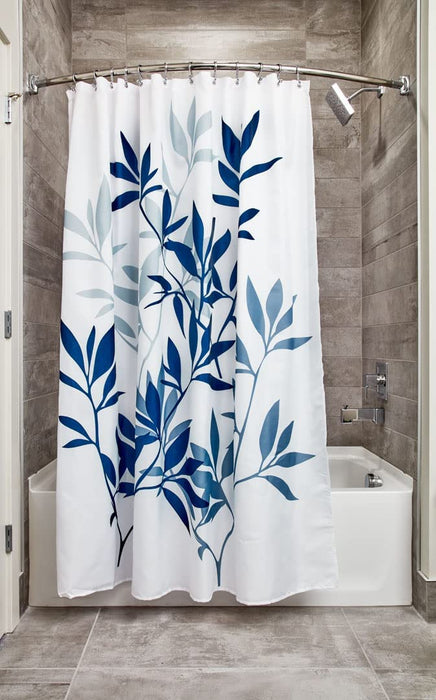 InterDesign Leaf Print Shower Curtain
