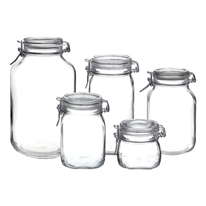 Fido 5-Piece Glass Jar Set