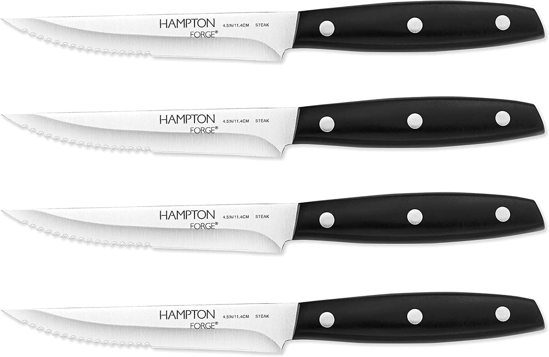 Mirage 4-Piece Steak Set - Black