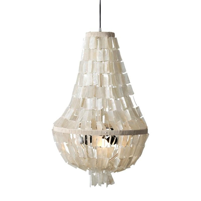 Darcy Teardrop Capiz Chandelier