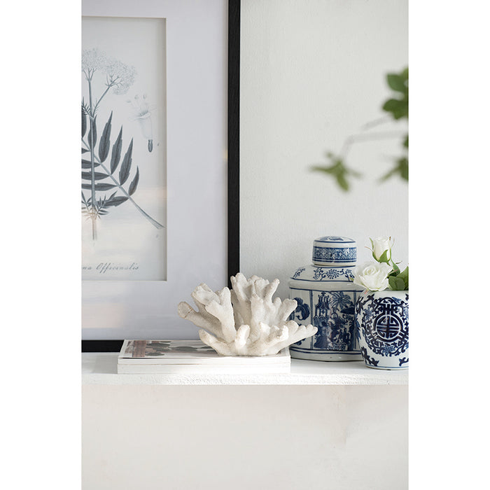 Inna Faux Elkhom Coral - White