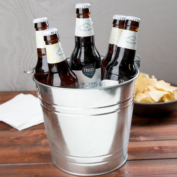 American Metalcraft Round Galvanized Metal Bucket / Pail