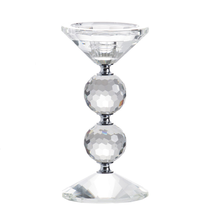 Glass Ball Finial Candleholder