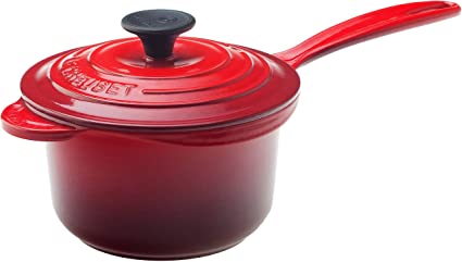 Iron Handle Saucepan-Cerise