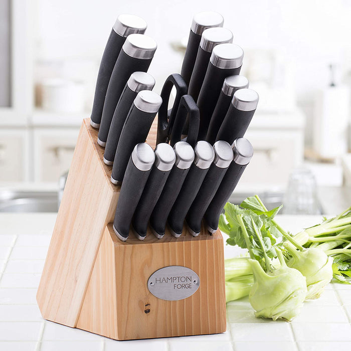 Epicure Black 17-Piece Cutlery Set