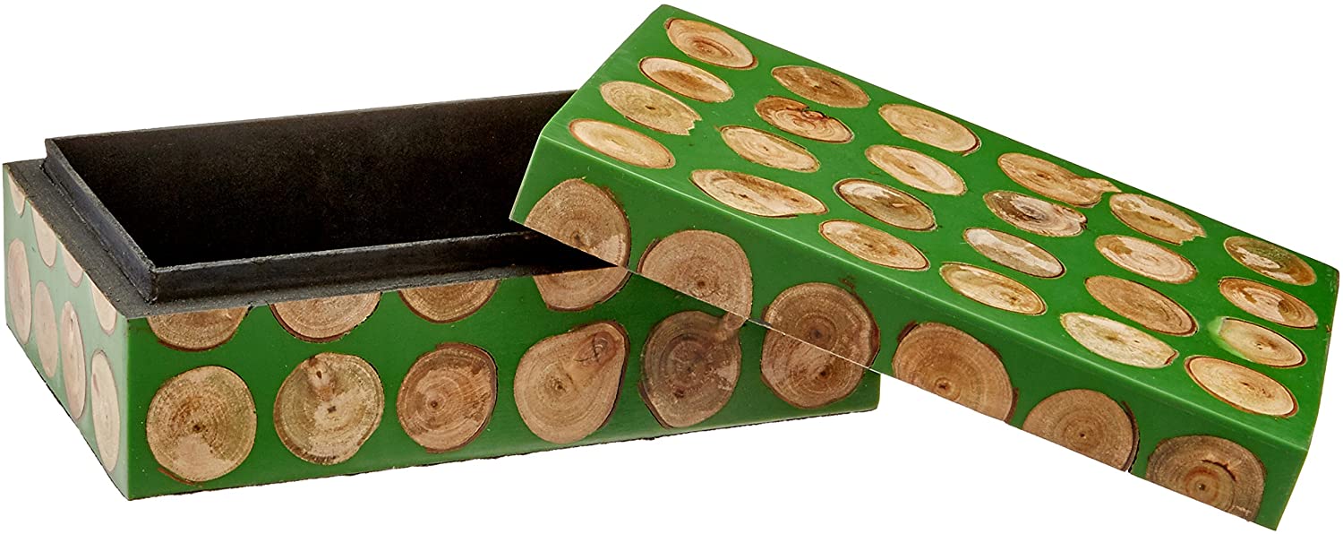 Peyton Wood Disc Box - Small