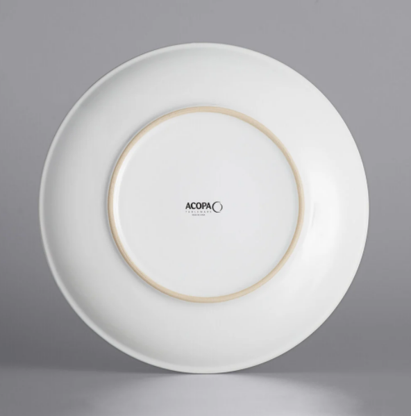 Round Coupe Stoneware Plate