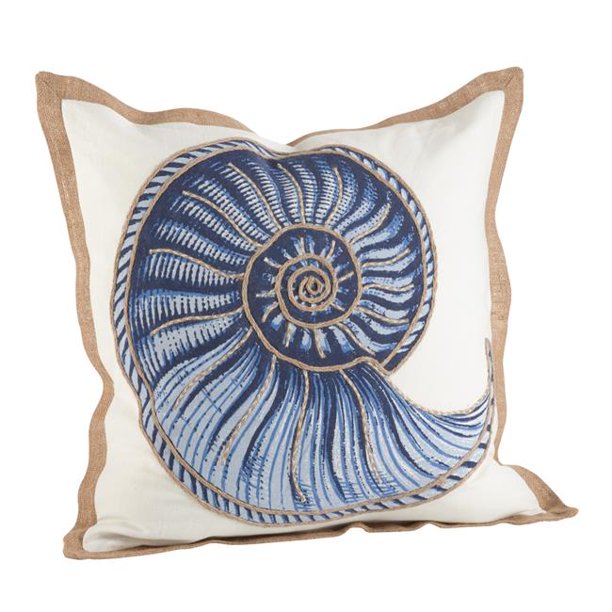 Nautical Print Pillow