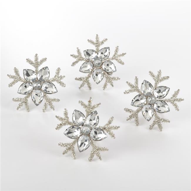 Snowflake Napkin Ring - Silver