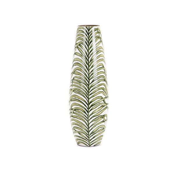 Palm Handpainted Large Vase