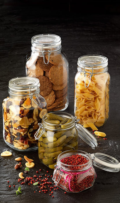 Fido 5-Piece Glass Jar Set