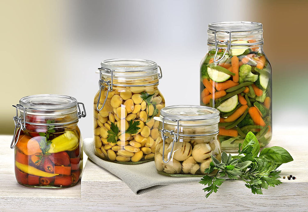 Fido 5-Piece Glass Jar Set